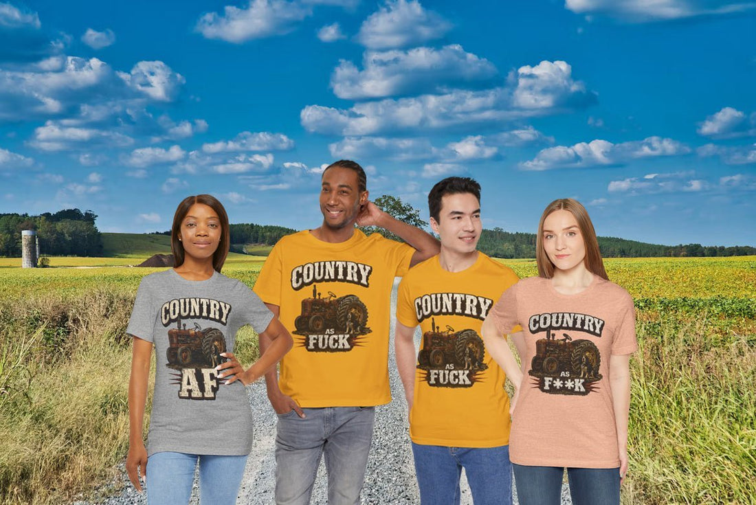 Country AF Tractor Tees: Three Versions for Every Filter Setting - Anything AF