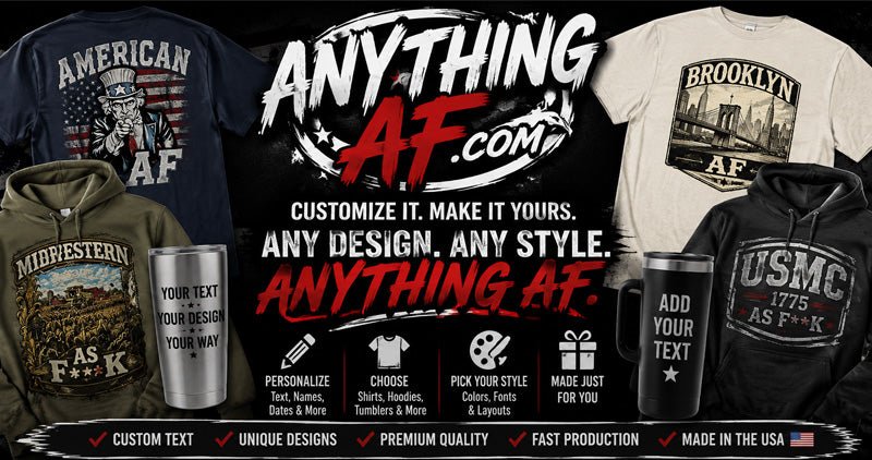 Want It in a Different Color, With Your Name on It? Just Ask — Custom Design Changes Are Free - Anything AF