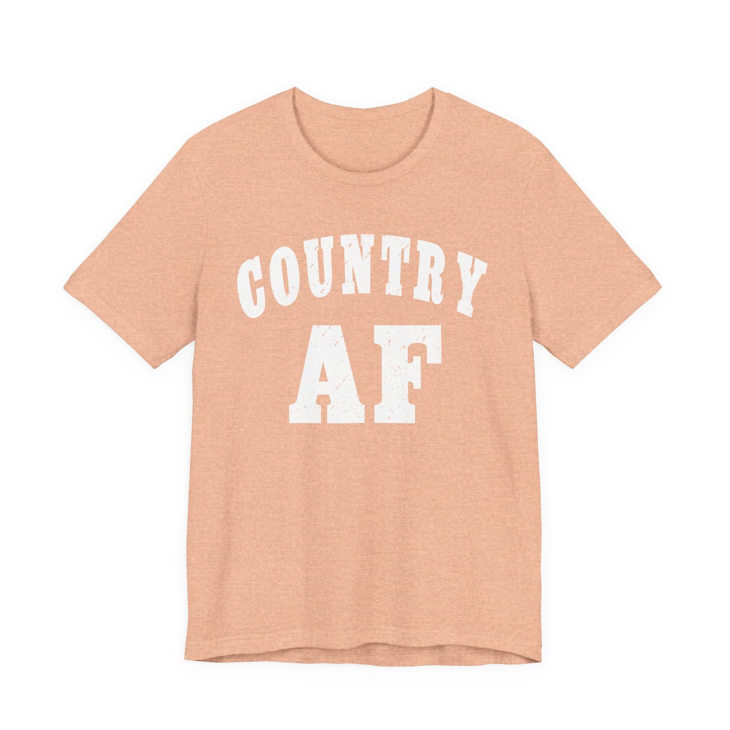 Country AF Graphic Shirt | Vintage Country Lifestyle Apparel for Men & Women | Country AF Graphic in White Print