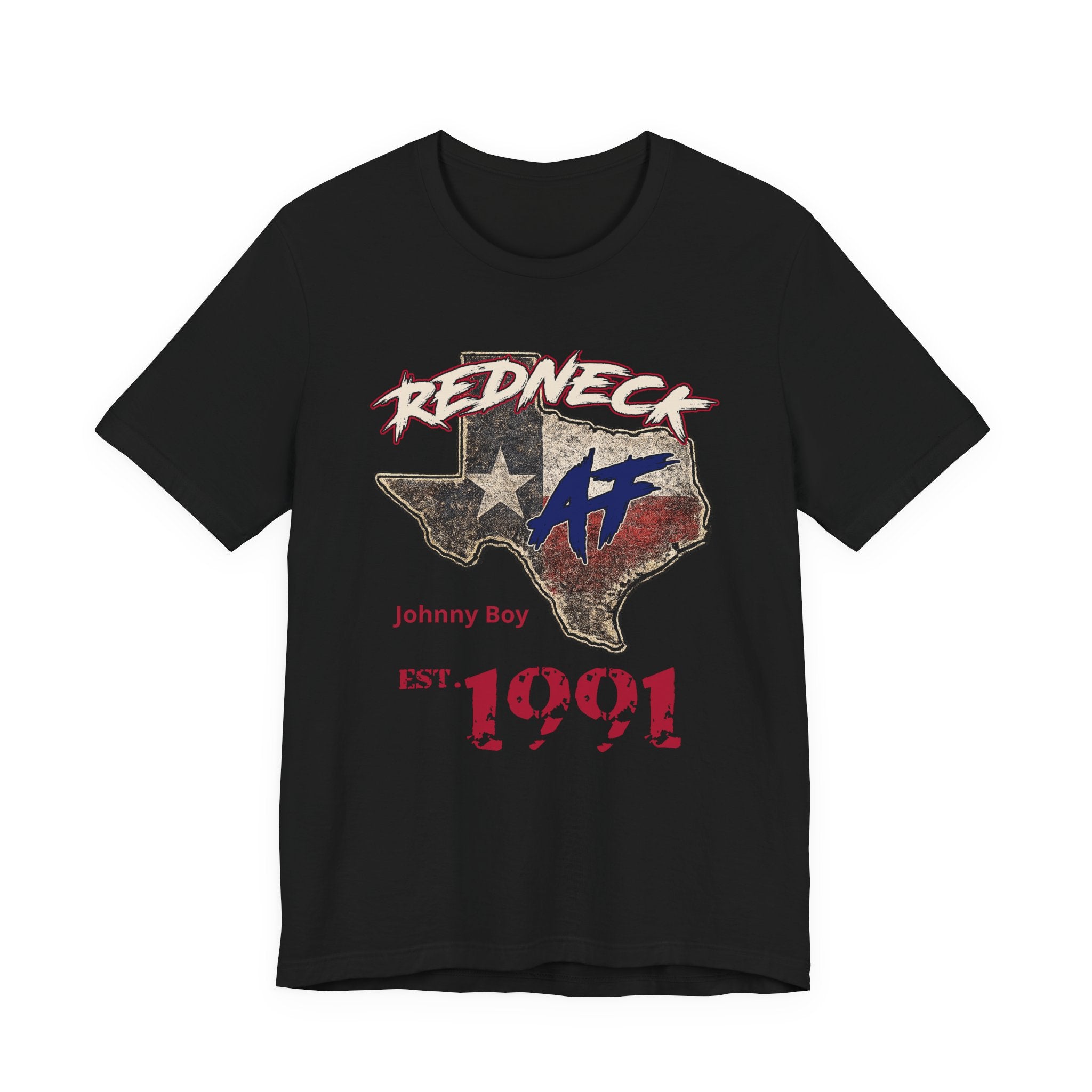 Redneck AF Texas personalized name and year shirt - army green unisex tee