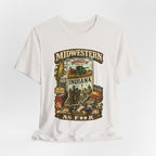 Indiana Midwestern As F**K T-Shirt | Hoosier Pride Graphic Tee | Indiana State Shirt | Bella + Canvas 3001 | Slightly Salty Collection