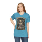 Slightly Salty Midwestern As F**K Minnesota T-Shirt – product photo 12 featuring the distressed state flag, pine trees, loon and walleye design