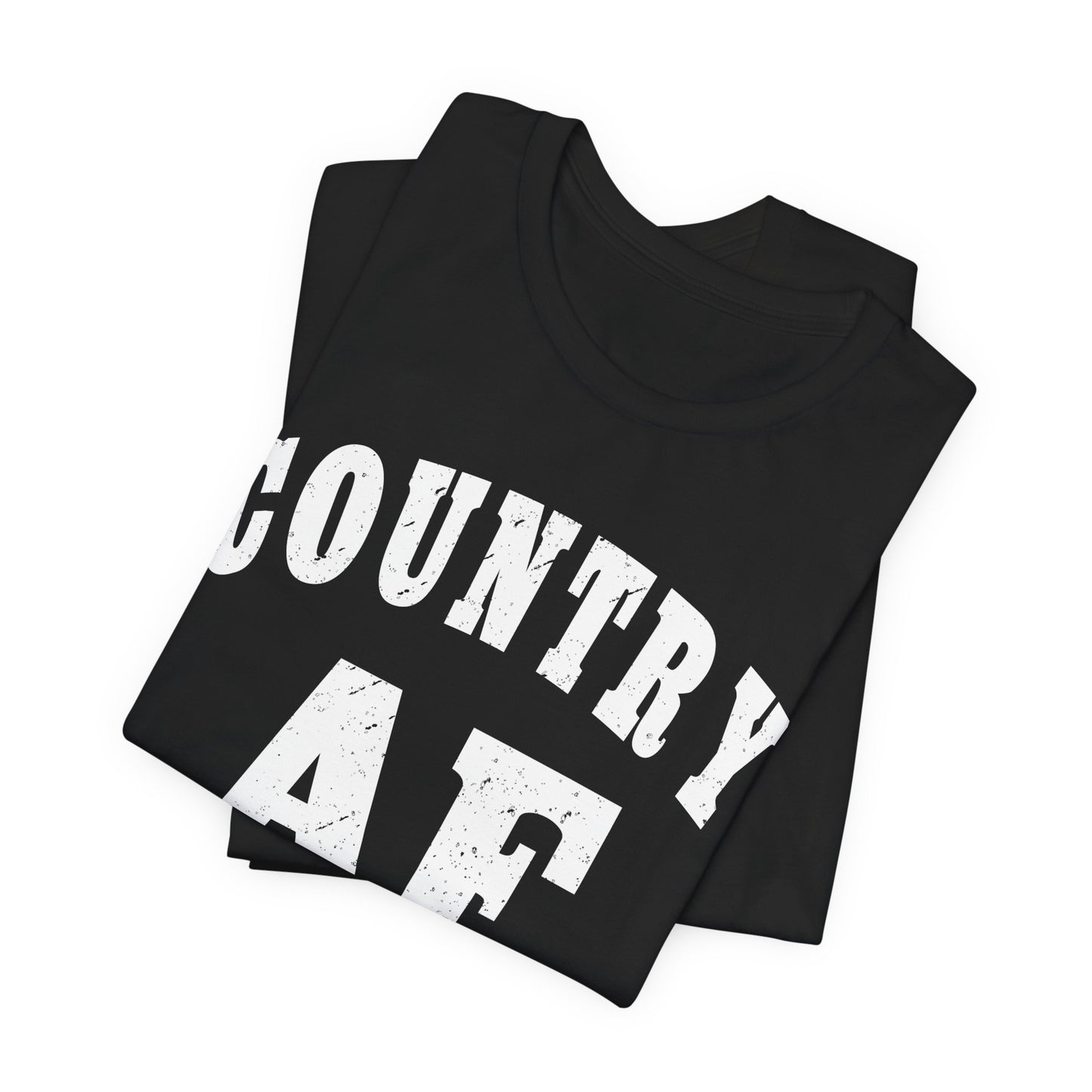 Country AF Graphic Shirt | Vintage Country Lifestyle Apparel for Men & Women | Country AF Graphic in White Print
