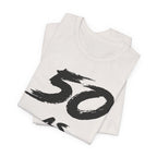 Folded Vintage White tees stacked, black 50 print visible on the top fold