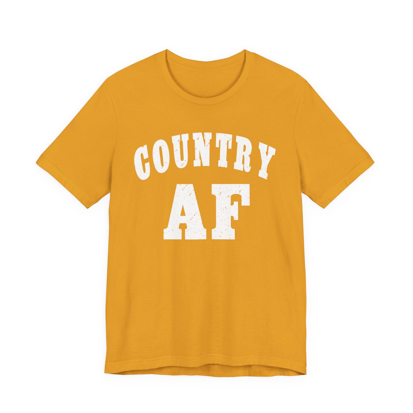 Country AF Graphic Shirt | Vintage Country Lifestyle Apparel for Men & Women | Country AF Graphic in White Print