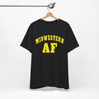 Country AF Vintage flat lay – retro country pride shirt in distressed style