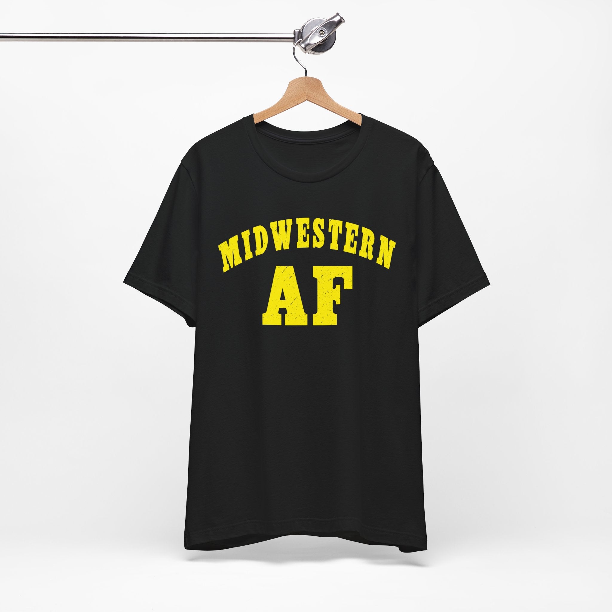 Country AF Vintage flat lay – retro country pride shirt in distressed style