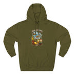 Army Green Midwestern AF Wisconsin Hoodie, family friendly Cheesehead State pride pullover