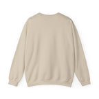 Plain back of the Sand Midwest sweatshirt, no print on the reverse