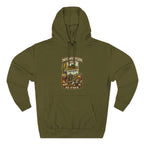 Army Green Midwestern As F**K Indiana Hoodie, slightly salty Hoosier State pride pullover