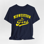 Midwestern AF PG-13 yellow lifestyle photo – casual Midwest wear for everyone