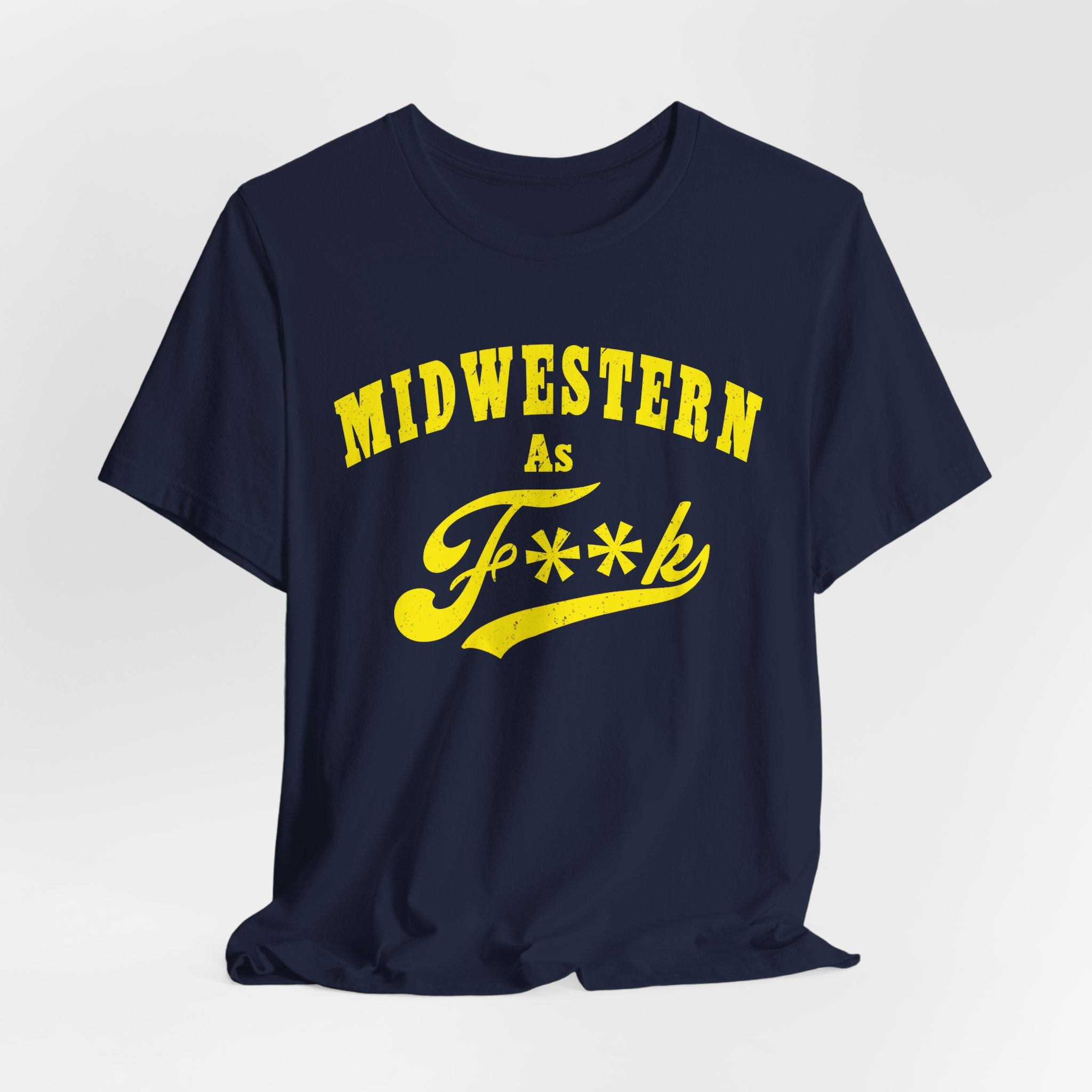 Midwestern AF PG-13 yellow lifestyle photo – casual Midwest wear for everyone