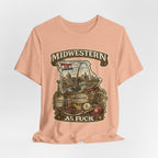 Missouri Midwestern As Fuck T-Shirt | No Filter Show-Me State Graphic Tee | Bella + Canvas 3001 | No Filter Collection