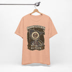 No Filter Midwestern As Fuck Minnesota T-Shirt – product photo 9 featuring the distressed state flag, pine trees, loon and walleye design