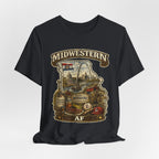 Missouri Midwestern AF T-Shirt | Show-Me State Graphic Tee | Bella + Canvas 3001 | Family Friendly Collection
