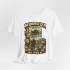 Indiana Midwestern As F**K T-Shirt | Hoosier Pride Graphic Tee | Indiana State Shirt | Bella + Canvas 3001 | Slightly Salty Collection