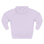 Plain back of the lilac Kansas As F**K hoodie — this design is front only
