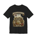 Missouri Midwestern As F**K t-shirt in Black laid flat, vintage Show-Me State graphic design