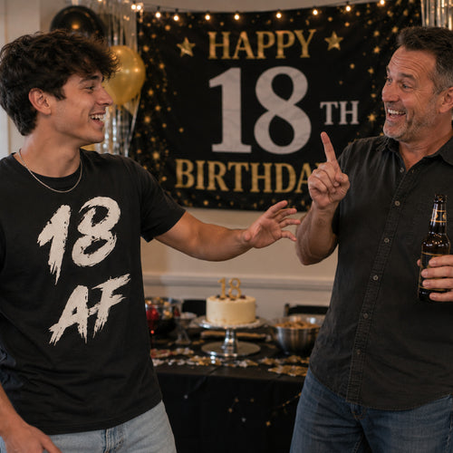18 AF Birthday T-Shirt – Funny 18th Birthday Shirt for Guys & Girls – AF Edition