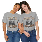 Two women side by side in Athletic Heather Country AF tees
