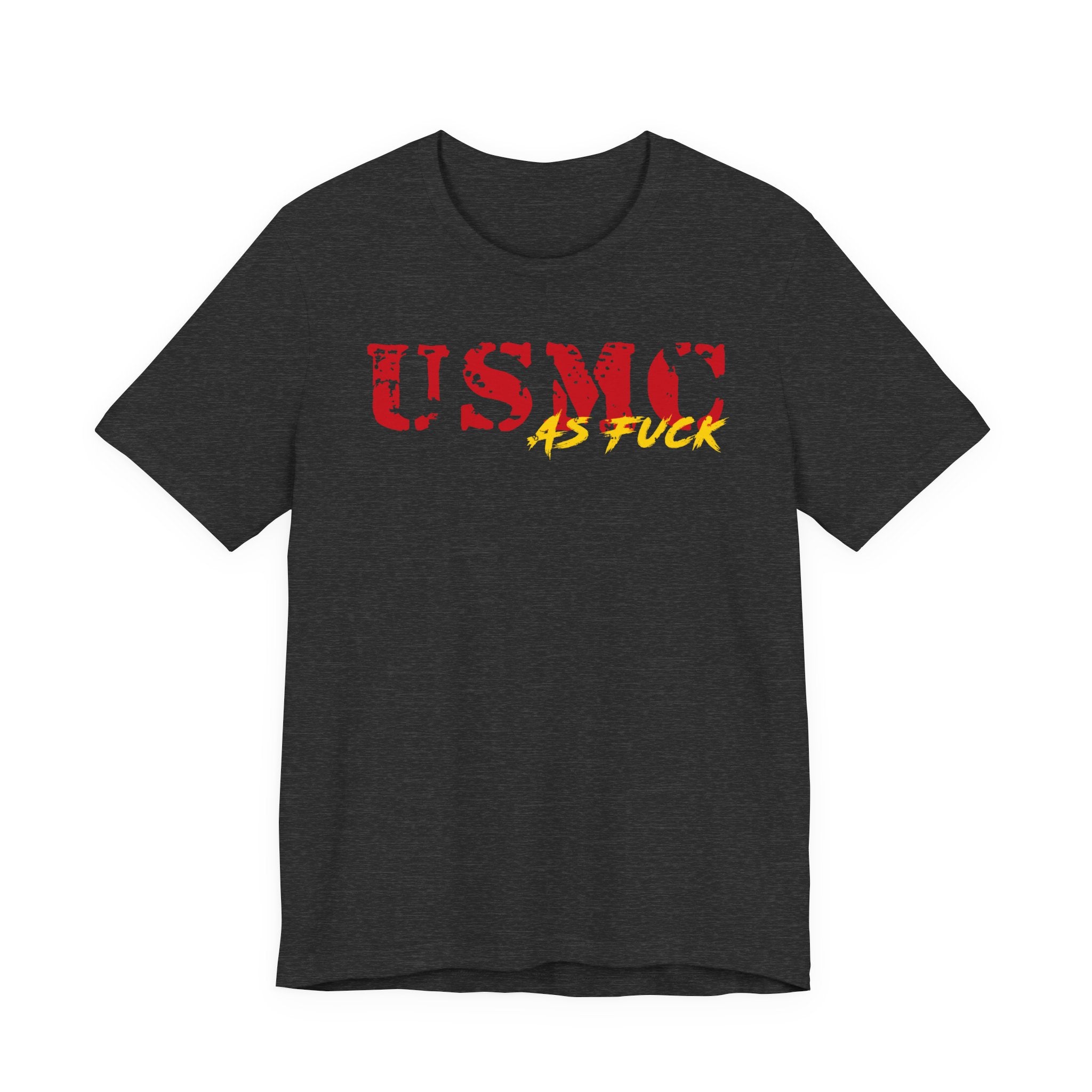 USMC Marine Corps As Fuck T-Shirt | NSFW Military Graphic Tee | Bella + Canvas 3001 | Anything AF