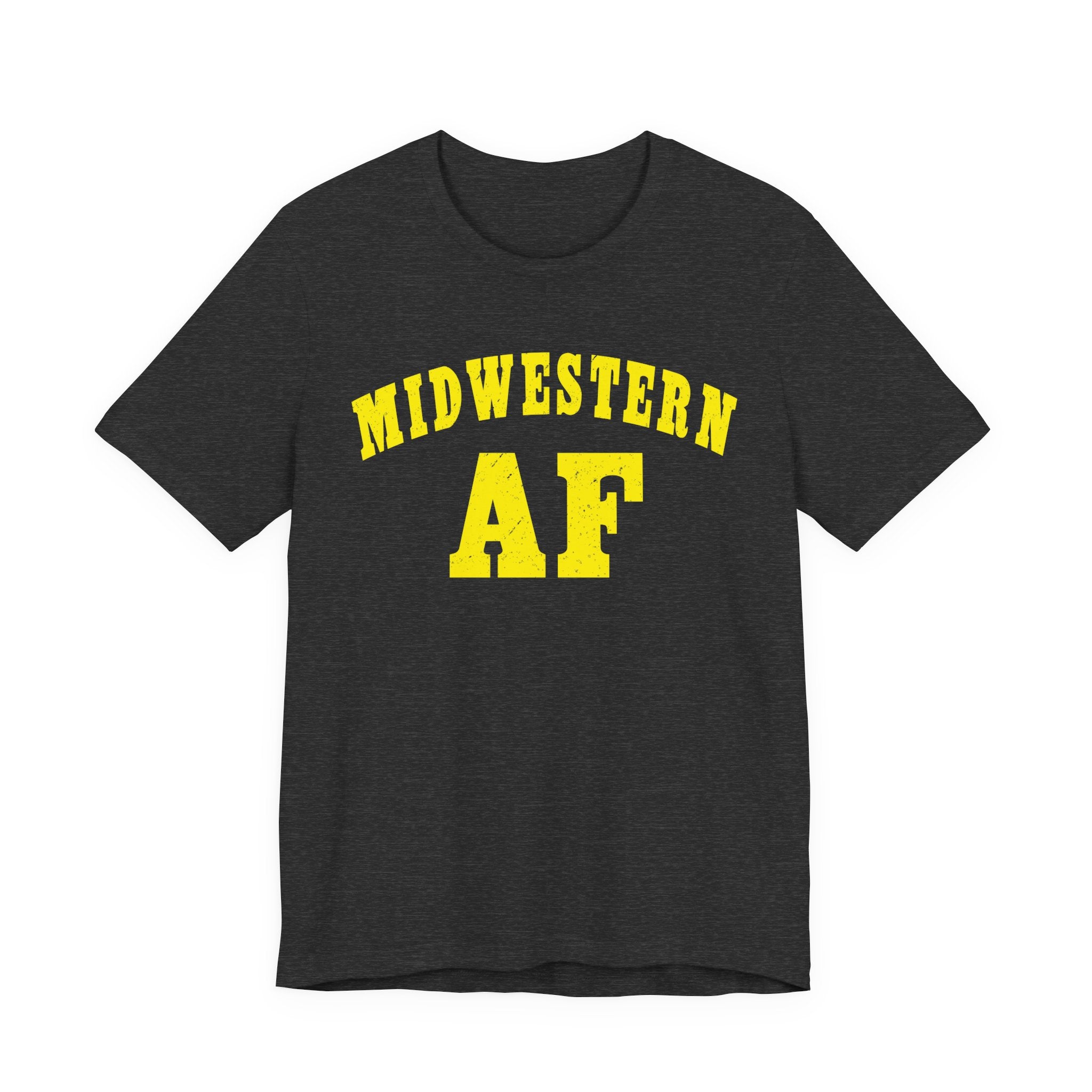 Country AF Vintage Shirt on model – aged distressed country graphic unisex tee