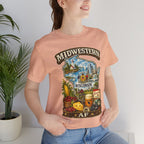 Wisconsin Midwestern AF T-Shirt fish fry and supper club graphic, family friendly Dairyland souvenir tee
