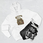 White Missouri Midwestern As F**K hoodie styled flat lay with black jeans and sneakers