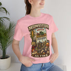 Indiana Midwestern As F**K T-Shirt | Hoosier Pride Graphic Tee | Indiana State Shirt | Bella + Canvas 3001 | Slightly Salty Collection