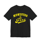 Midwestern AF PG-13 yellow shirt product photo – Midwest tee for all ages