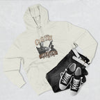 Oatmeal Heather Country As Fuck hoodie styled flat with black sneakers