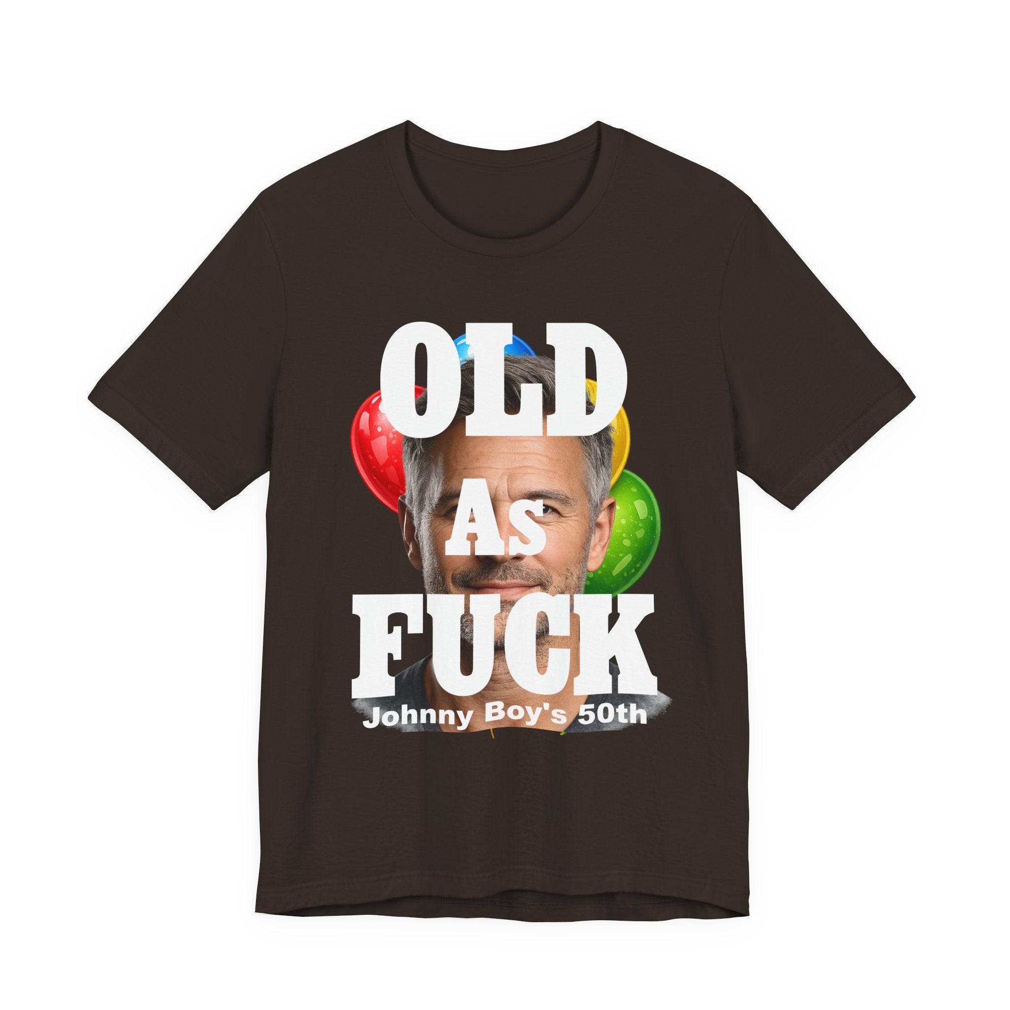 Custom Name Birthday AF Shirt red 18+ – personalized adult birthday humor graphic tee