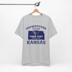 Personalized Kansas Midwestern As Fuck T-Shirt | Custom Kansas State Shirt with Your Text | No Limits Edition | Bella + Canvas Tee