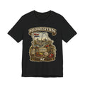 Missouri Midwestern AF t-shirt in Black laid flat, vintage Show-Me State graphic design