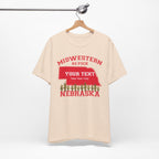 Personalized Nebraska Midwestern As Fuck T-Shirt | Custom Nebraska State Shirt with Your Text | Nebraska Gift | No Filter Edition | Bella + Canvas Tee