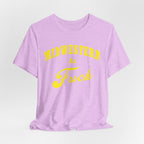 Midwestern AF Yellow 18+ Shirt on model – anythingaf adult Midwest tee