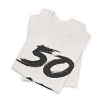 Folded Vintage White tees stacked, black 50 print visible on the top fold
