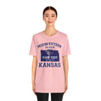 Personalized Kansas Midwestern As Fuck T-Shirt | Custom Kansas State Shirt with Your Text | No Limits Edition | Bella + Canvas Tee