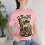 Indiana Midwestern AF T-Shirt | Hoosier State Graphic Tee | Indiana Pride Shirt | Bella + Canvas 3001 | Family Friendly Collection