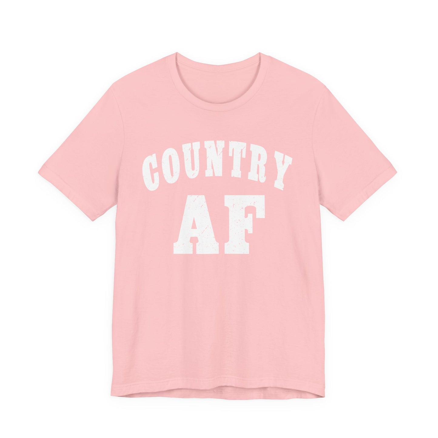 Country AF Graphic Shirt | Vintage Country Lifestyle Apparel for Men & Women | Country AF Graphic in White Print