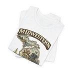 Midwestern As Fuck Michigan T-Shirt – Woodward Avenue cruise graphic t-shirt gift for Motor City locals, view 22