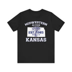 Personalized Kansas Midwestern As Fuck T-Shirt | Custom Kansas State Shirt with Your Text | No Limits Edition | Bella + Canvas Tee