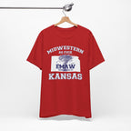 Personalized Kansas Midwestern As Fuck T-Shirt | Custom Kansas State Shirt with Your Text | No Limits Edition | Bella + Canvas Tee
