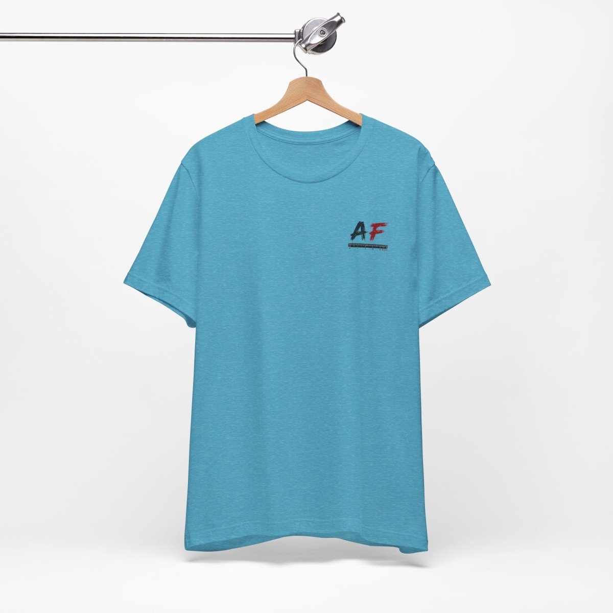 AF Is My Favorite Measurement Funny Front & Back Bella+Canvas 3001 T-Shirt | AF Edition Graphic Tee - Anything AF