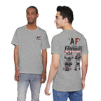 AF Is My Favorite Measurement Funny Front & Back Bella+Canvas 3001 T-Shirt | AF Edition Graphic Tee - Anything AF