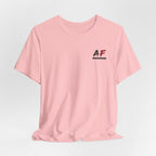 AF Is My Favorite Measurement Funny Front & Back Bella+Canvas 3001 T-Shirt | AF Edition Graphic Tee - Anything AF