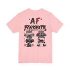 AF Is My Favorite Measurement Funny Front & Back Bella+Canvas 3001 T-Shirt | AF Edition Graphic Tee - Anything AF