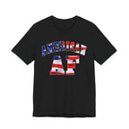 American AF Shirt | Patriotic American Flag Graphic Tee for Proud Americans - Anything AF