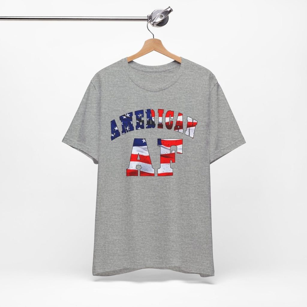 American AF Shirt | Patriotic American Flag Graphic Tee for Proud Americans - Anything AF