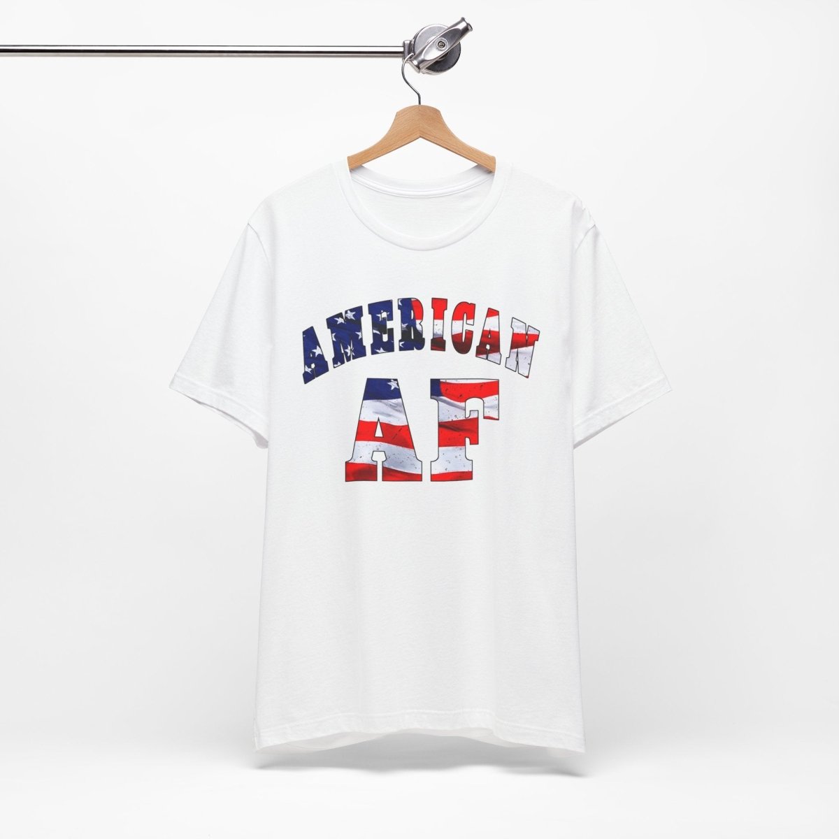 American AF Shirt | Patriotic American Flag Graphic Tee for Proud Americans - Anything AF